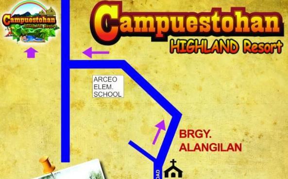 Campuestohan Highland Resort place-map