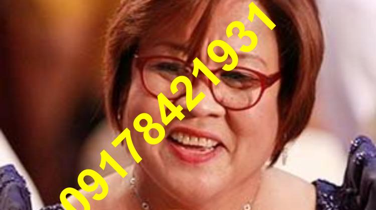 De lima frustrated after various messages and calls after Colangco revealed her number on TV