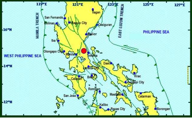 Quake with a Magnitude of 5 hit Quezon and Metro Manila