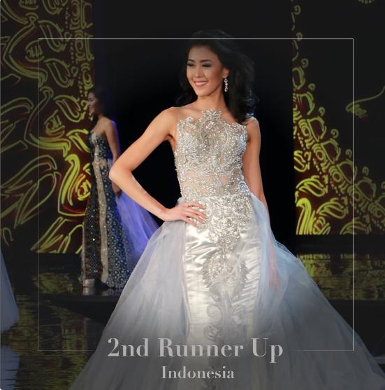 Miss World 2016 second runner up Natasha MANNUELA of Indonesia.