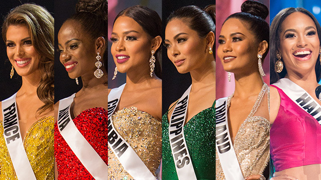 Top 6 Finalist of Miss Universe 2016