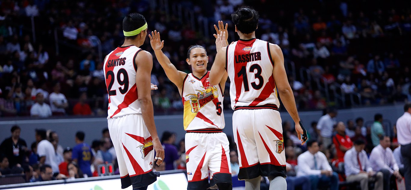San Miguel Trio lead Game 4 for the Beermen