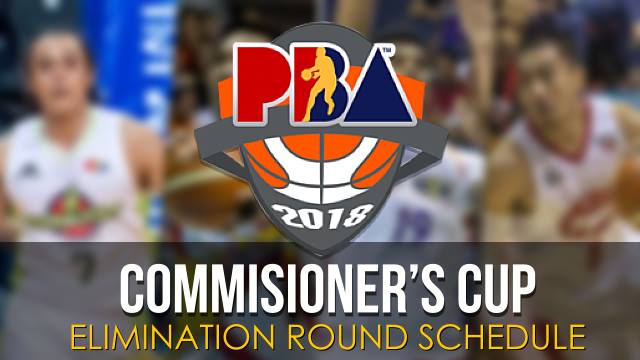 2018 PBA Commissioner Cup Elimination Schedule
