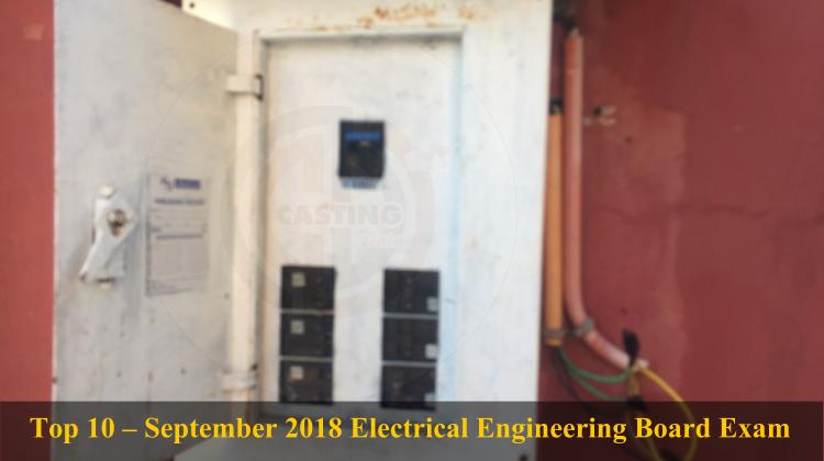 TOP - 10  Electrical Engineering Board Exam - September 2018 Results