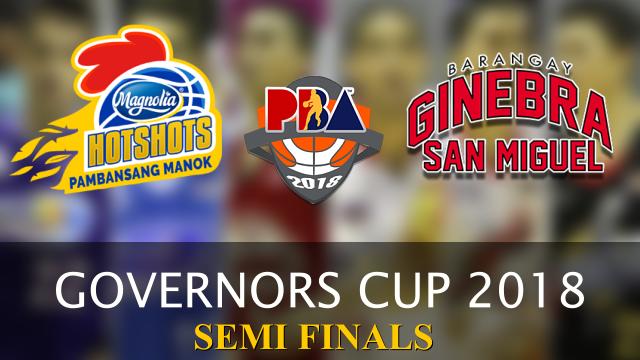 Scores and Results between Magnolia Hotshots and Barangay Ginebra PBA Governors Cup 2018
