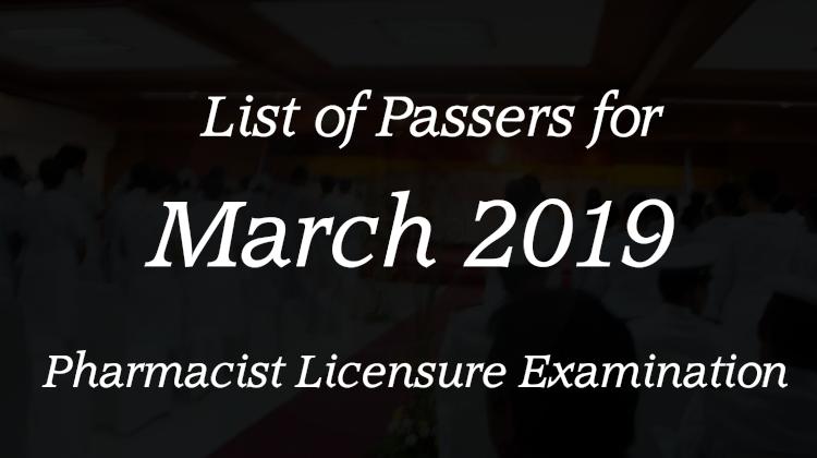 List of Passers for 
