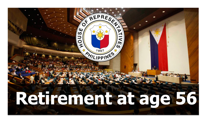 Bill lowering the retirement age at 56