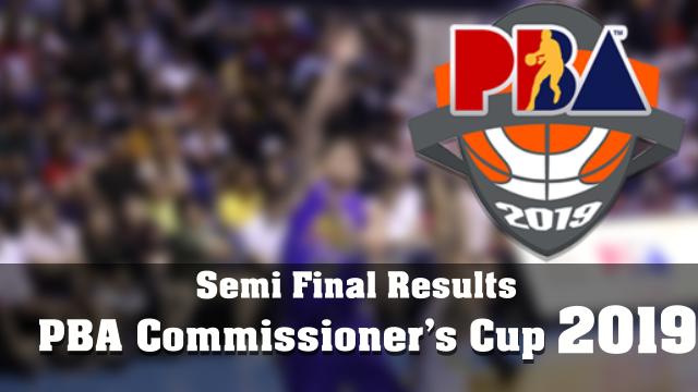 PBA  - Commissioner's  Cup 2019, semi-finals results between TNT Katropa and Barangay Ginebra