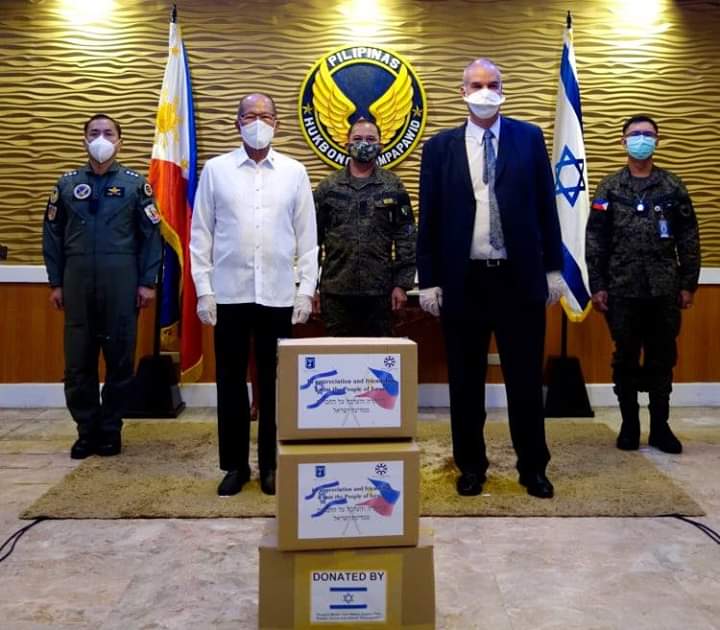 Israel Donates Medical Aid to the Philippines to Fight Coronavirus 