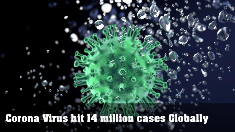 Corona Virus 14 Million Cases Globally than 5days